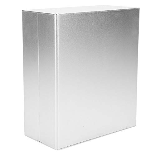 Boîtier en aluminium extrudé 6063 T5 argent mat Ejoyous 80x160x180mm pour montage électronique