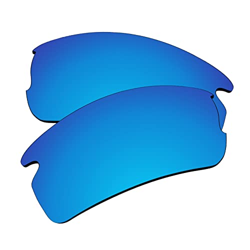 EZReplace Lentes de repuesto para gafas de sol Oakley Flak 2.0 XL OO9188 (lentes polarizadas), se adapta a Oakley Flak 2.0 XL Frame (azul hielo)