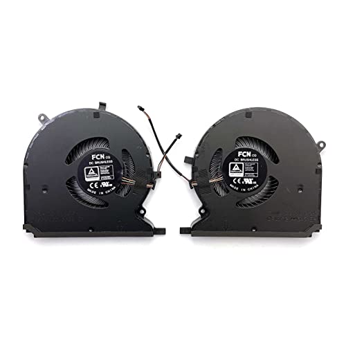 BestParts New CPU+GPU Cooling Fan Replacement for Razer Blade 14" (2021) | RZ09-0370, RZ09-0370x (Ryzen 5900HX Processor, RTX 30 Series Graphics)