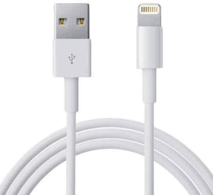 MIFKRT Fast Charging Cable for iPhone (iPhone 5,6,7,8,X Series) (White)