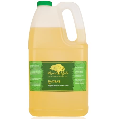 Liquid Gold Inc - 1 Gal - Baobab Oil - Pure Cold Pressed Organic