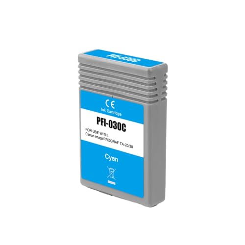 Cartouche PFI 030 cyan compatible ImagePrograf TA20 TA30 55ml