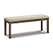 Signature Design by Ashley - Moriville Dining Room Bench - Nailhead Trim - Casual Style - Gray/Brown