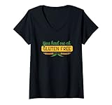 Photo Gallery donna gluten free you had me celiac disease awareness health coach maglietta con collo a v Photo Gallery donna gluten free you had me celiac disease awareness health coach maglietta con collo a v