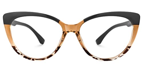 Image of VOOGLAM Cat Eye Blue Light Blocking Glasses for Women Anti UV Eyestrain Eyewear Callisto