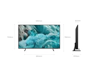 Samsung QLED Q7F 4K Smart TV 55 Zoll (138 cm) mit AI-Vision, 100% Farbvolumen mit Quantum Dot, HDR10+, Q4 AI Prozessor, One UI Tizen, Wi-Fi, Bluetooth 5.3 und Motion...[Länderversion Ungarisch]