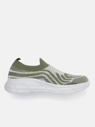 Image of Marc Loire Women's Athleisure Knitted Active Wear Slip-On Sneaker Shoes