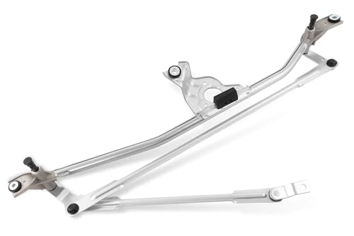 Gledewen 602-230 Front Windshield Wiper Transmission Linkage Assembly w/o Motor Compatible with 07-14 Cadillac Escalade / 07-13 Chevrolet Silverado / 07-14 GMC Sierra 1500/2500 HD/3500 HD