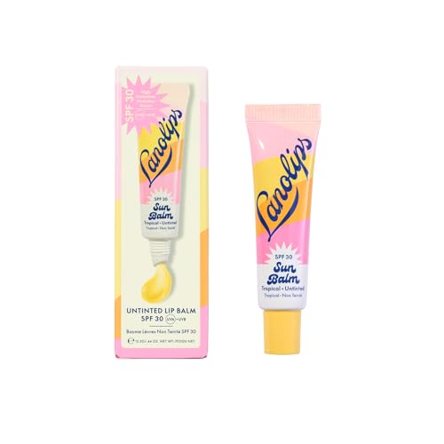 Lanolips Sun Balm Tropical SPF 30 Lip Balm - Hydrating Lanolin Li...