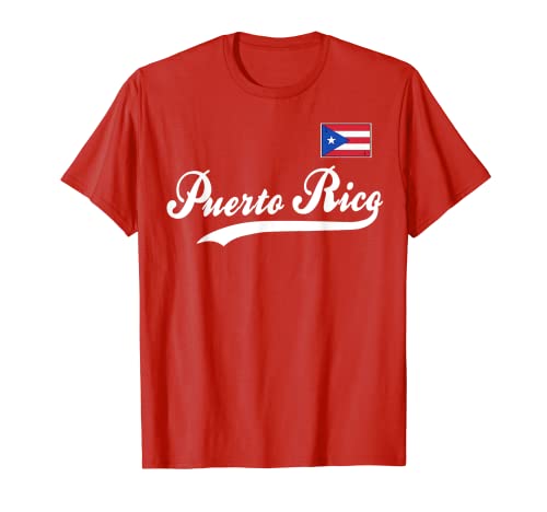 Puerto Rico Camiseta de béisbol clásica camiseta Puerto Rico PR Camiseta