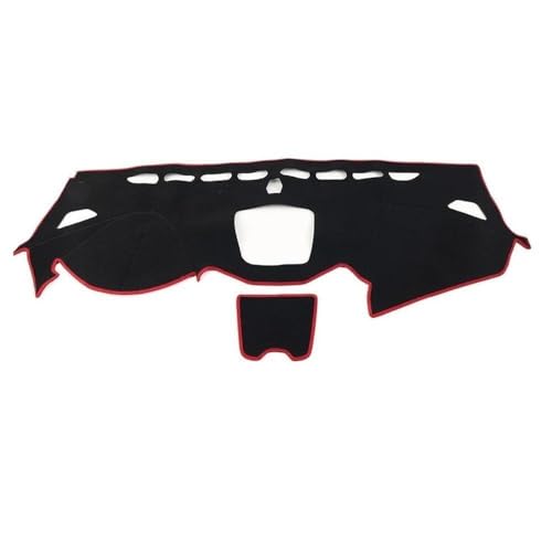 Dash Mat para Hyundai Santa Fe Sport 2013-2018 protector de salpicadero LHD color rojo