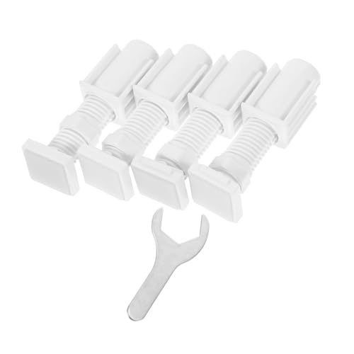 DOITOOL 4Pcs No Drill Blinds Brackets for Mini Blinds Durable Mounting Holders with Wrench for Light Control and Privacy Homes and Offices