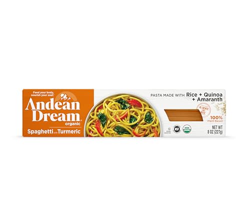 Andean Dream Organic Spaghetti with Turmeric, 8 OZ image 2