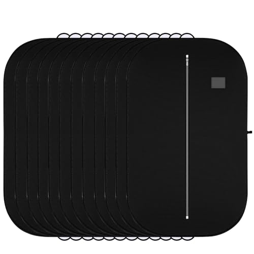 Image of Non Woven Blazer Cover with Zip | Hanging Coat Bags for Jacket, Saree, Shirt, Garments Clothes | Unisex Dress Wardrobe Organizer Folding Suit Covers, Black | Pack of 12