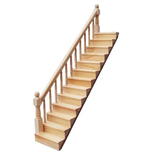 Escalier miniature en bois 1:12 pour réparer ou agrandir une maison de poupée