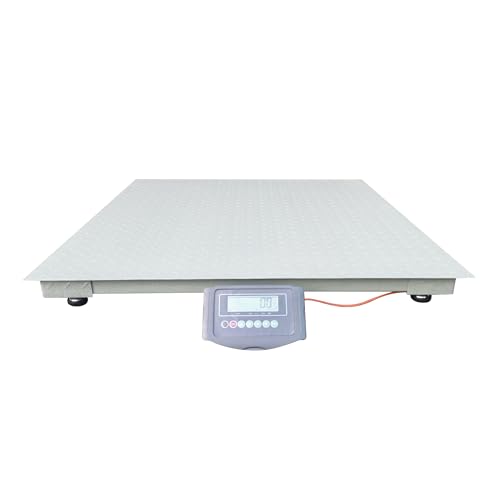 Báscula industrial de piso 6600lb 48x48 pulg miniatura 1