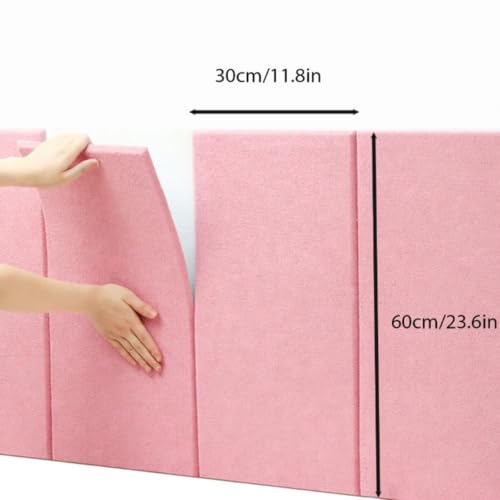 Paneles acolchados de pared anticolisión autoadhesivos de espuma para cabecero de cama infantil 4