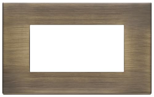 Plaque 4M Vimar 22654.87 plaque de finition interrupteur bronze - 2