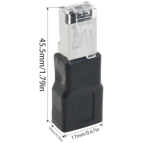 Conversor USB hembra a RJ45 Heyous extensor de red ethernet estable 2