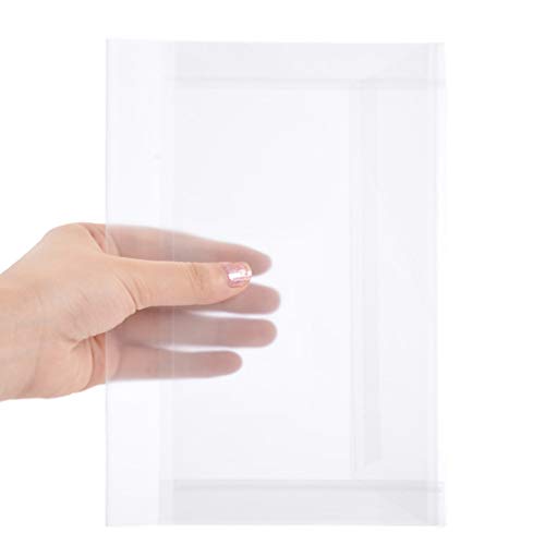 TOYANDONA 10 capas transparentes para livros à prova d'água de plástico para anotações escolares A4