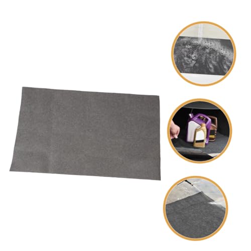 MUSISALY ガレージ用防油フェルトフロアマット 滑り止め機能付き 車修理作業向け軽量再利用可能油吸収パッド 床面保護と 作業環境維持用