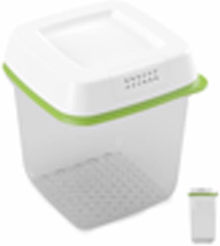 Miniatura 1 de Rubbermaid FreshWorks Saver, recipiente grande de almacenamiento de productos, 18.1 tazas, transparente