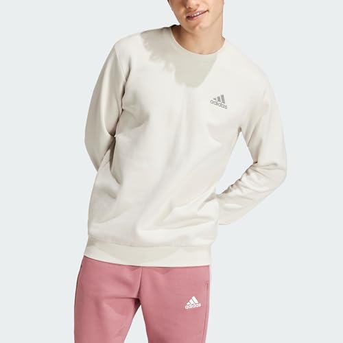 Image of adidas Mens Cotton M Feelcozy Swt Crew Neck Sweatshirt