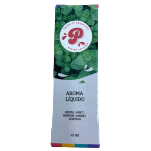 PASTRY COLOURS - Esencia de Menta - Potencia el Sabor de tus Creaciones Reposteras - Líquido y Soluble - 10 Ml