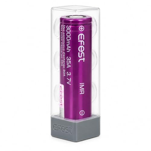 EFEST 3000 Rechargeable Battery with Protective Case [Single]