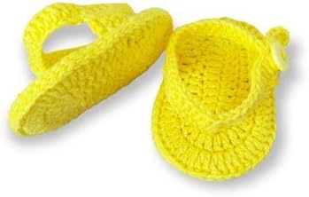 Yellow Baby Girl Flip Flops - Summer Comfort
