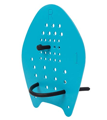 Strokemakers Swimming Hand Paddles (Azure Blue - Size 1) - Thumbnail 2