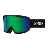 maschere da snowboard smith Doppia lente cilindrica con ventilazione Airflow Lente interna Fog-X antiappannante Vestibilità media Montatura con design Responsive Fit Sistema di regolazione dell’elastico a doppio scorrimento Imbottitura ipoallergenica monostrato Compatibile con casco Elastico ultralargo siliconato