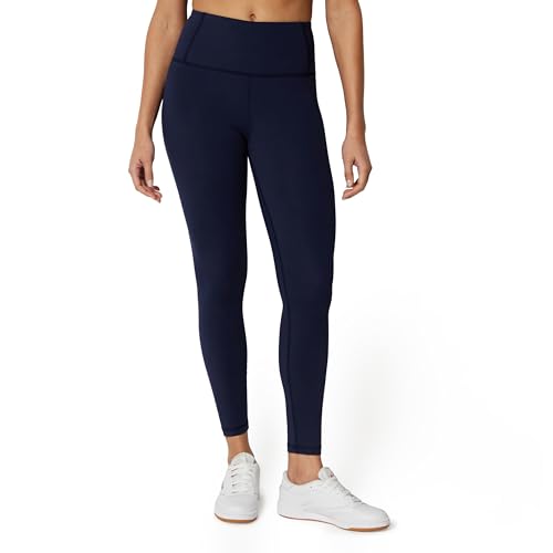 Amazon Essentials Womens Womens Power Sculpt High Rise 7/8 Workout Length Legging with 25 Inseam Navy Medium