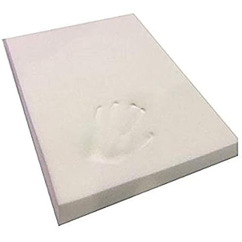 Memory Foam Mattress Topper Without Cover Luxury Hypoallergenic Foam Cut to Size Memory Foam Topper Replacement with UK Size Single | Small Double | Double | King (Small Double 48"x72"x2") Cover