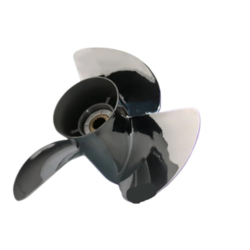 Image of Boat Propeller for 85hp 50hp 60hp 70hp 75hp 80hp Outboard Screw 13 3 /4x15 Stainless Steel 3 Blade 15