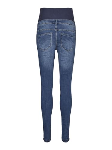 MAMALICIOUS Damen Vmmtanya Piping Vi349 Ga Noos Jeans, Medium Blue Denim, M EU