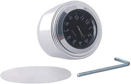 Montre De Guidon Moto étanche Et Antichoc - Support Métal, Pour Diamètre 22 Mm Ou 25 Mm, Installation Facile