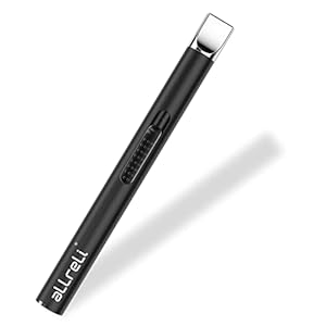 aLLreLi Feuerzeug Elektrisches, Wiederaufladbares flammenloses winddichtes tragbares Plasma-Feuerzeug für Küche, Grill…