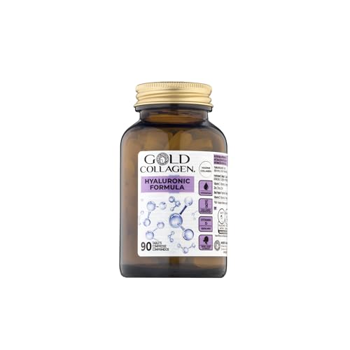 GOLD COLLAGEN Hyaluronic Formula - Complemento Piel Uñas Articulaciones Mujer 90 Cápsulas -...
