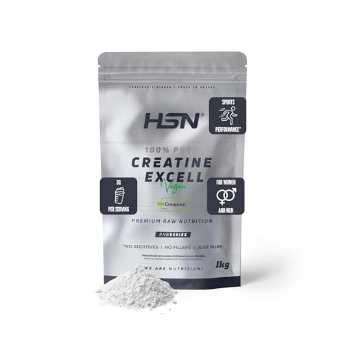 HSN Creatina 100% CREAPURE en Polvo Sin Sabor 1Kg | 100% Monohidrato...