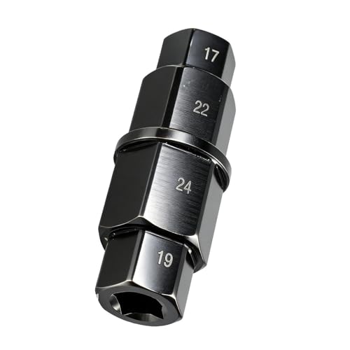 Outil broche retrait essieu hexagonal moto 4 en 1 pour changer votre roue avant sans effort ni rayure