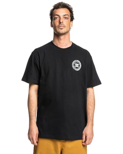 DC Shoes, DC Corpo Camiseta de Manga Corta, Hombres, XL, Black