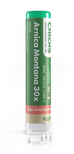 OLLOIS Arnica Montana 30x Organic, Lactose-Free Homeopathic Medicine, 80 Pellets (Pack of 1)