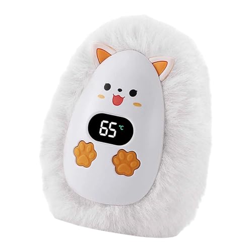 Colaxi Electric Hand Warmer Hand Warming Mini Lightweight Multiuse USB Handwarmer for Office Travel Camping Cold Winter, White