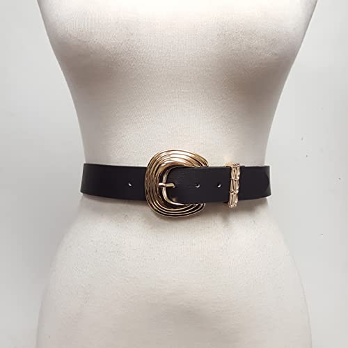 Layered Gold Buckle Belt2
