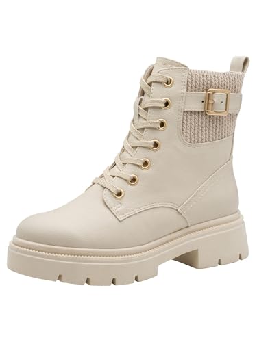 Bottines à lacets femme MARCO TOZZI chaussures véganes noires