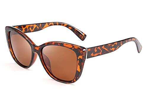 FEISEDY Polarized Vintage Sunglasses American Womens Square Jackie O Cat Eye Sunglasses B2451