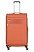 Travelite Reisekoffer groß mit Dehnfalte, nachhaltig, 4 Rollen, MIIGO, Weichgepäck Trolley aus recyceltem Material, TSA Schloss, 77 cm, 90-96 Liter