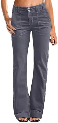 Flamingals Women's Wide Leg Pants for Women Mid Waist Dress Flare...