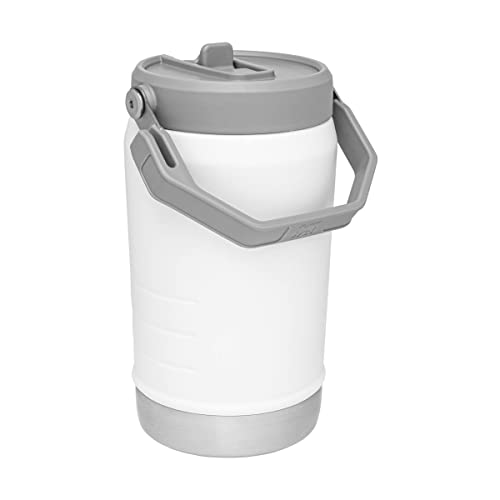 Image of Stanley IceFlow Flip Straw Jug with Handle 40 oz| Twist On Lid and Flip Up Straw | Leak Resistant for Travel and Sports | Insulated Stainless Steel | BPA-Free | Polar
